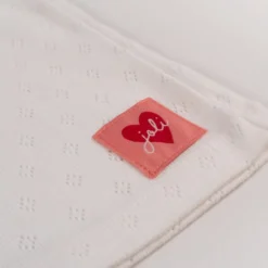 Lot de 5 étiquettes tissées Joli coeur - Ikatee
