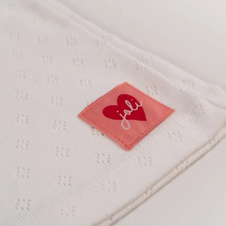 Lot de 5 étiquettes tissées Joli coeur - Ikatee