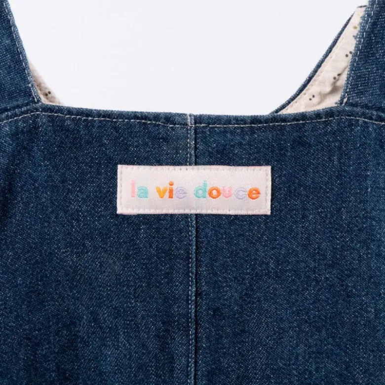 Lot de 5 étiquettes tissées La vie Douce - Ikatee