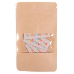Lot de 5 étiquettes tissées La vie Douce - Ikatee