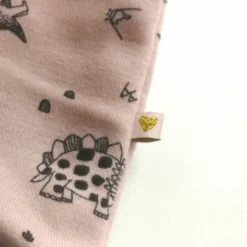 Lot de 5 étiquettes tissées pliées - Coeur Or lurex