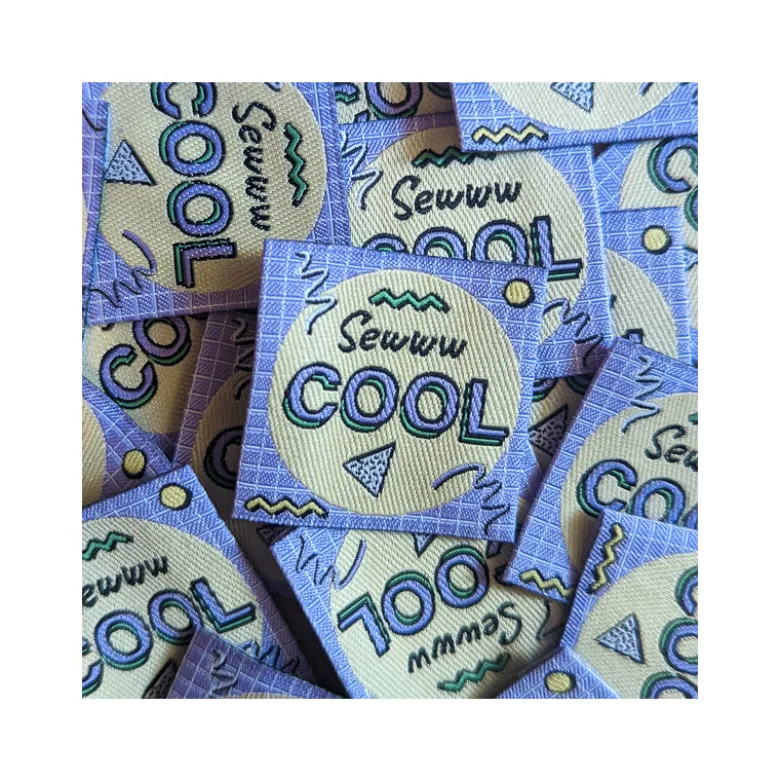Lot de 6 étiquettes tissées - Sew Cool
