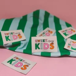 Lot de 6 étiquettes tissées - Sweet kids