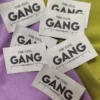 Lot de 6 étiquettes tissées - The Cool Gang