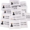 Lot de 5 étiquettes tissées - Une petite robe Noire