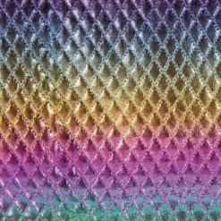 Matelassé holographique - arc en ciel