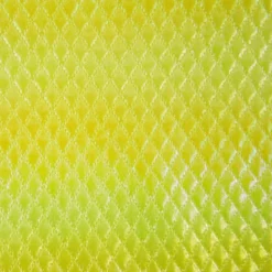 Matelassé holographique - Jaune fluo