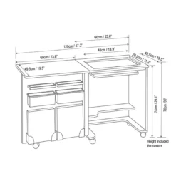 Meuble de couture - Compact
