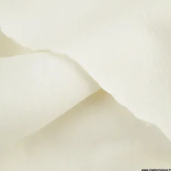 Molleton de chanvre blanc cassé - oeko tex