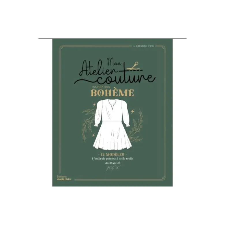 MON ATELIER COUTURE - INSPIRATION BOHEME - 12 MODELES