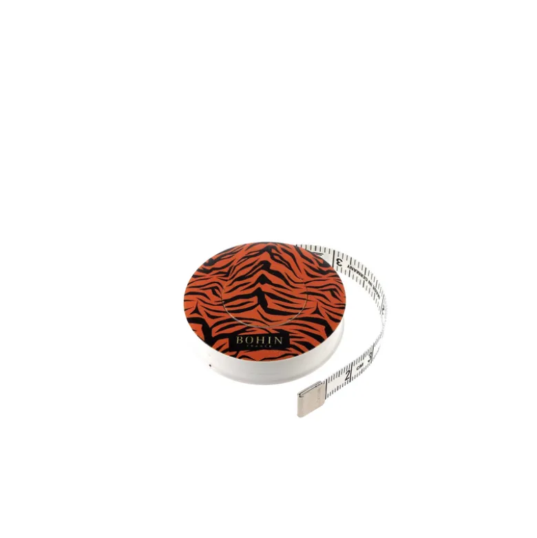 Mètre ruban enrouleur motif couture 150 cm Tigre - Bohin