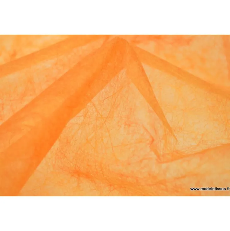 Non tissé déco mandarine 160 .x 1m