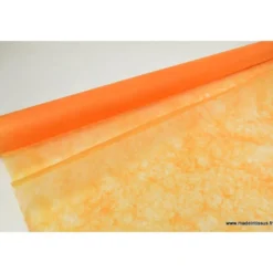 Non tissé déco mandarine 160 .x 1m