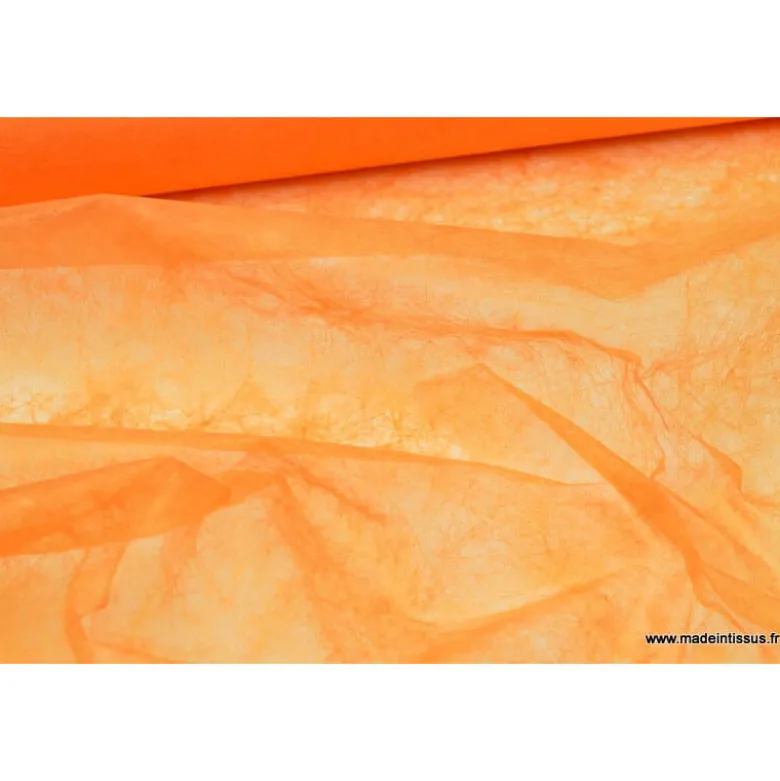 Non tissé déco mandarine 160 .x 1m