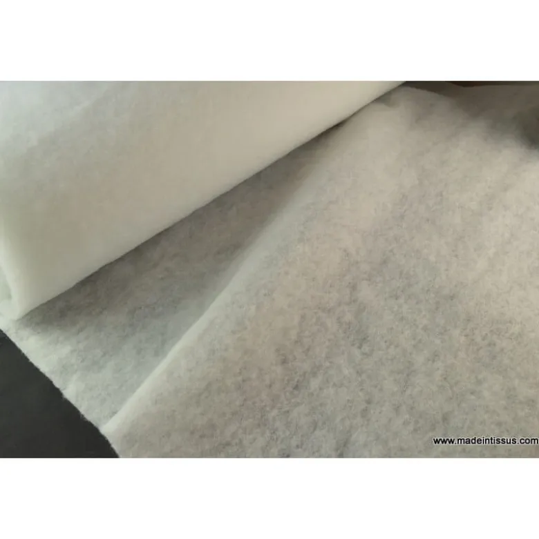 Ouate 100% polyester 100g/m² - épaisseur 10mm