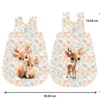 Panneau tissu cretonne coton pour gigoteuse bébé 0-6 mois – Faons effet 3D