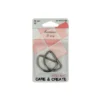 Passant boucle demi-rond Noir - 32 mm - lot de 2