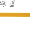 Passepoil d'extérieur imperméable anti UV 15 mm - Jaune