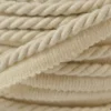 Passepoil en fibre de coton 5mm coloris Crème