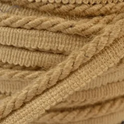 Passepoil en fibre de jute 5mm coloris Jute
