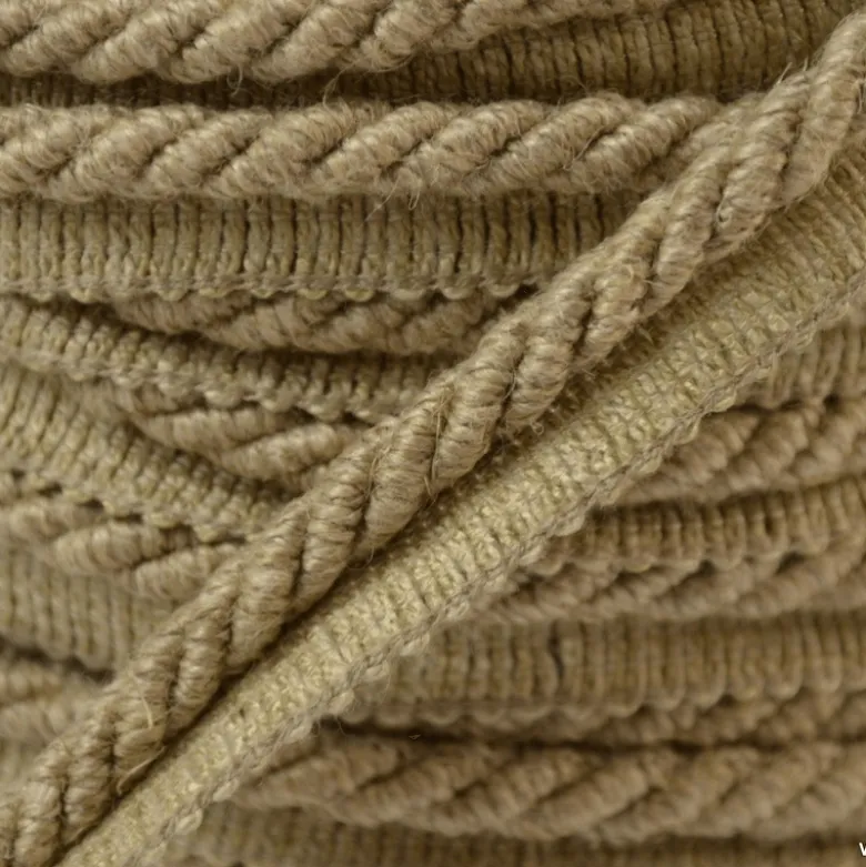 Passepoil en fibre de lin 5mm coloris Lin