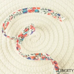 Passepoil Liberty Wiltshire bleu et rouge
