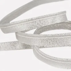 Passepoil Lurex lamé 10mm coloris Argent