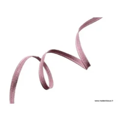 Passepoil Lurex 10mm coloris Rose
