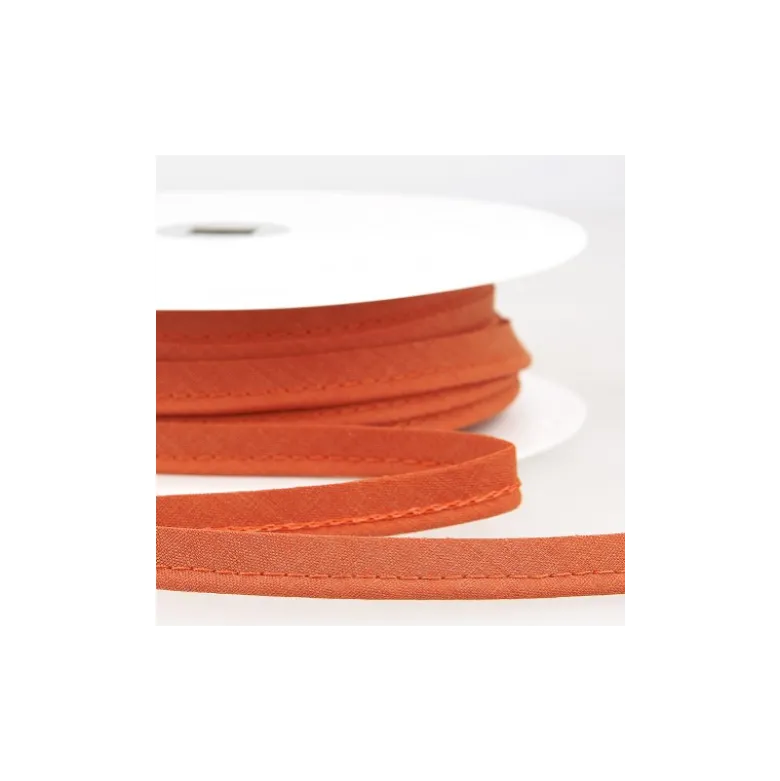 Passepoil 10 mm coloris brique clair