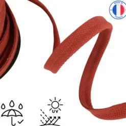 Passepoil sangle d'extérieur imperméable anti UV 15 mm - Terracotta
