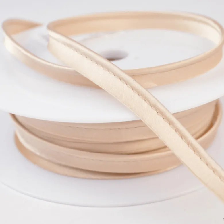 Passepoil satin 10 mm coloris Beige 1007