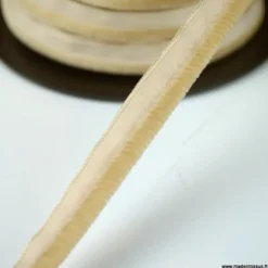 Passepoil velours 3.5mm coloris Beige pour l'ameublement