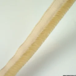 Passepoil velours 3.5mm coloris Beige pour l'ameublement