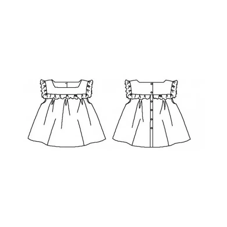 Patron Bianca - Robe/Blouse du 2 au 12 ans - PM Pattern