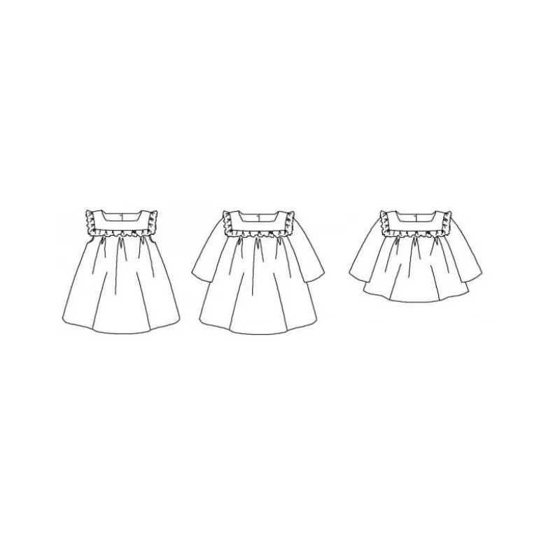 Patron Bianca - Robe/Blouse du 2 au 12 ans - PM Pattern