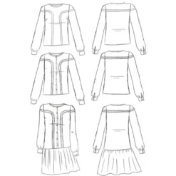 Patron blouse, robe Tribeca - Maison Fauve