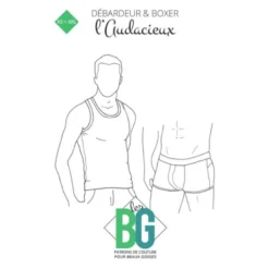 Patron boxer & débardeur pour homme - l'Audacieux - les BG