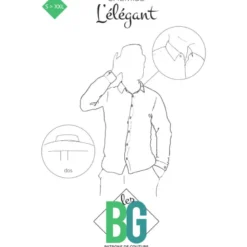 Patron chemise pour homme - l'élégant - les BG