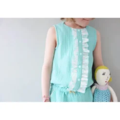 Patron Combi-short, combi pantalon ou robe MARIEKE by Ikatee pour fille du 3 au 12 ans