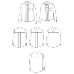 Patron de chemise Skyline - Maison Fauve