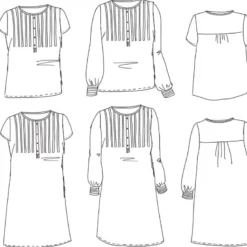 Patron de robe, blouse Atlas - Maison Fauve