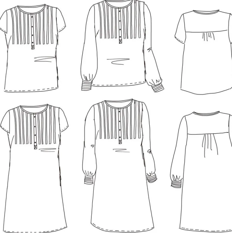 Patron de robe, blouse Atlas - Maison Fauve