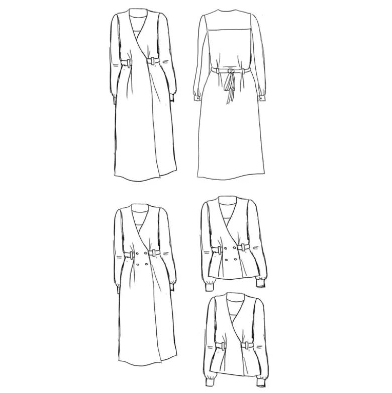 Patron de robe / blouse Soho - Maison Fauve