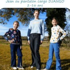 Patron Django - jean ou cargo du 2 au 16 ans - Petits D'om