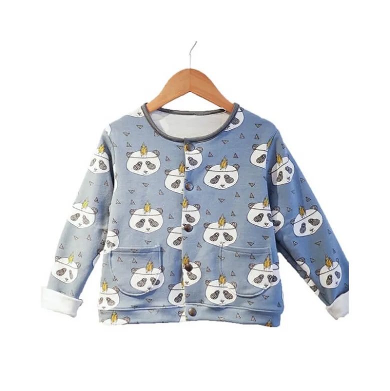 Patron Gilet mixte VEGA by Ikatee pour bébé du 1 mois au 4 ans