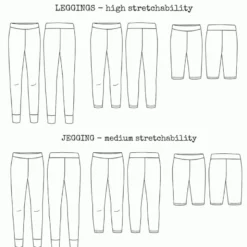 Patron Legging/jegging Seattle by Ikatee pour femme du 32 au 52