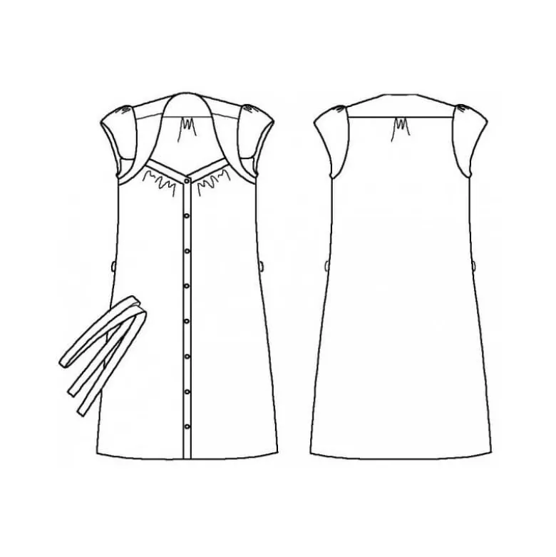 Patron Mademoiselle Charlie - Robe/chemise du 32 au 46 - PM Pattern
