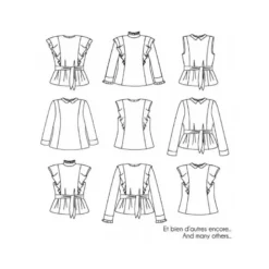 Patron Mome - Blouse du 34 au 52 - PM Pattern