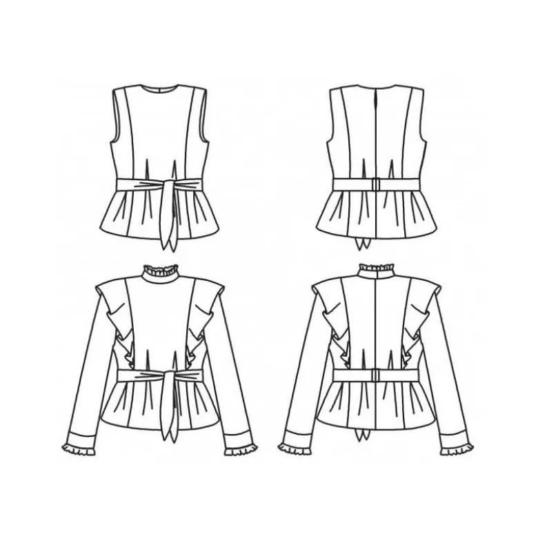 Patron Mome - Blouse du 34 au 52 - PM Pattern