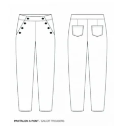 Patron Pantalon I AM Nout du 34 au 46 - I AM Pattern